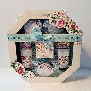NEW Baylis & Harding Soap Lotion Royale Garden Bath Set Rose Poppy & Vanilla SCT